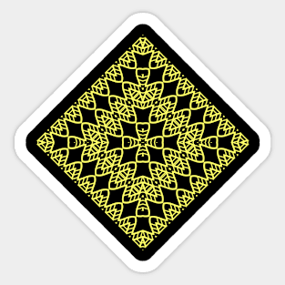 traditional pattern Sticker